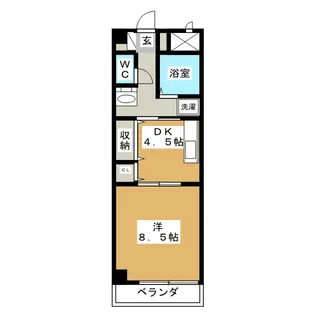 Le Place 2000【5階】の間取り