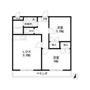 サン・アペックス西城【3階】の間取り