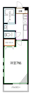セブンコート西荻【2階】の間取り