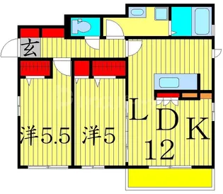 ibis【1階】の間取り