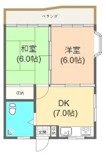 上原住宅(TT)【3階】の間取り