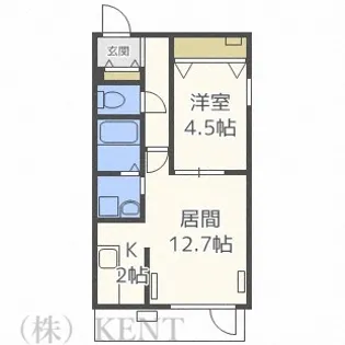 Chateau Blanc65(シャトーブラン65)【3階】の間取り