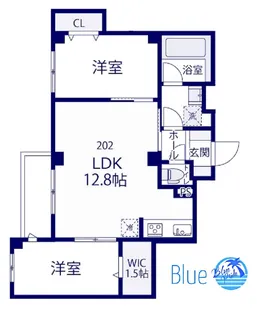 アバンティ カワサキ【2階】の間取り