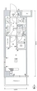 スカイコート押上第3【2階】の間取り