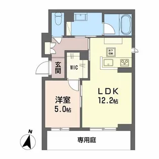 アイビー【1階】の間取り