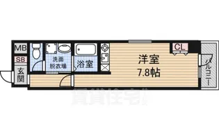 S-FORT弁天町【4階】の間取り
