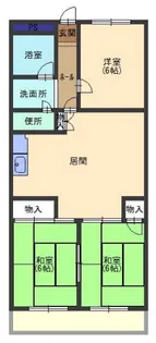 第3吉川コーポ【3階】の間取り