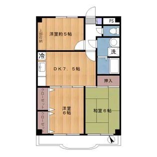 クルールセデュクシオン【2階】の間取り
