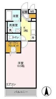 エクセレンス【1階】の間取り