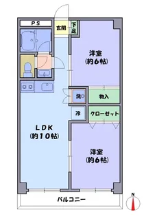 ハイムイワクラ【3階】の間取り