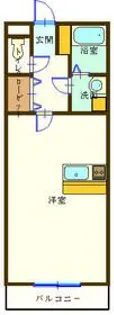 ライフイン・レスト【1階】の間取り