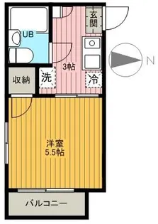 アステール館【1階】の間取り