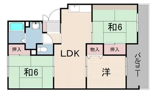 サニーハイツ高台【2階】の間取り