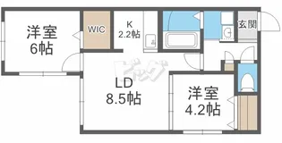 Sequence新札幌【3階】の間取り