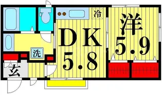クリサンセ K【1階】の間取り