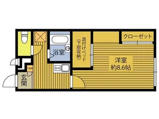 CHRONO日出【1階】の間取り