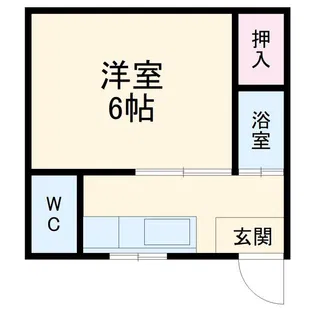 松山荘【2階】の間取り