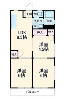 深行ビル【3階】の間取り