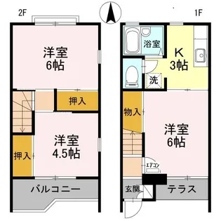 サーパス・21【1階】の間取り
