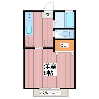 ベルフォーレ長町【2階】の間取り