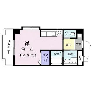 カーサ ユー【6階】の間取り
