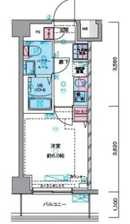 GENOVIAお花茶屋IIskygarden【3階】の間取り