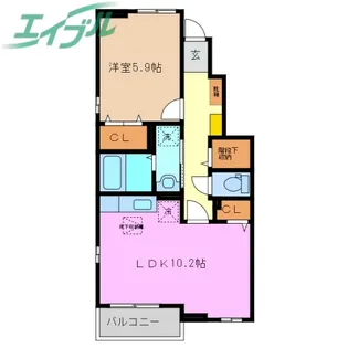 フォルシュ M&R【1階】の間取り