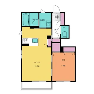 シャーメゾン宮の杜【1階】の間取り