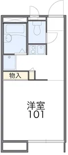 レオパレスU&S(14543)【2階】の間取り