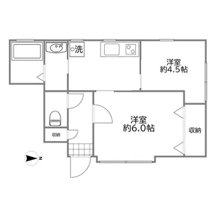 アトリエ永福【1階】の間取り