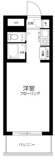 グローリア初穂池上【1階】の間取り