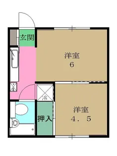 パールコート【2階】の間取り