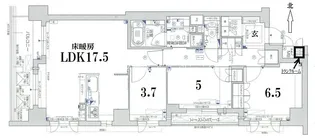 ジオ河原町二条【7階】の間取り