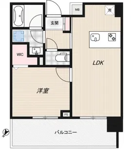 RIDGE豊洲【5階】の間取り