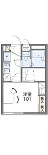 レオパレススズキ【1階】の間取り