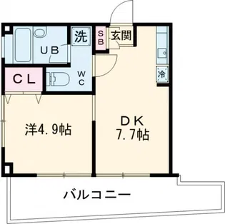 ソル・レヴェンテ奥沢【1階】の間取り