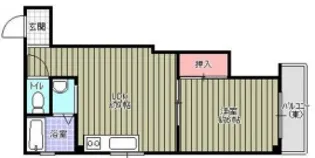 ライフハウス秀2号館【3階】の間取り