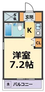 ラファエラ鳴尾2【5階】の間取り