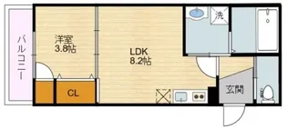 オルフェアメゾン南加賀屋【3階】の間取り