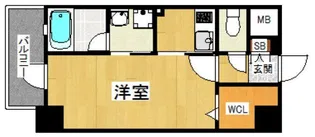 レジデンス千早スクエア【4階】の間取り