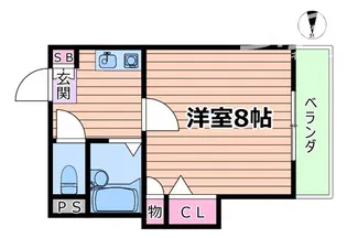 メルヘンハイツ【6階】の間取り