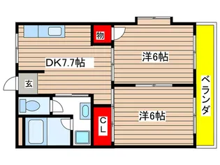 UPLVるるぶ【3階】の間取り