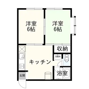 アパートメントエコー【2階】の間取り