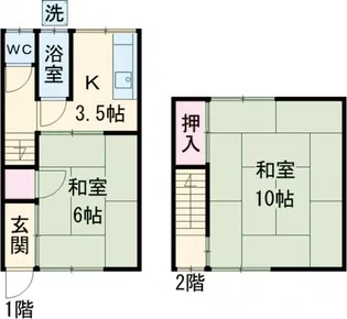 林アパートの間取り
