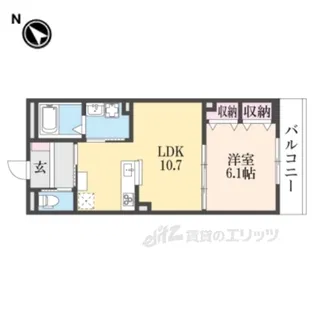 ベルメゾンF1【3階】の間取り