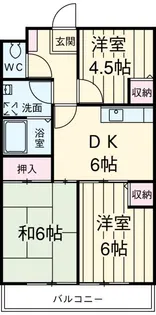 NKサンライト【6階】の間取り