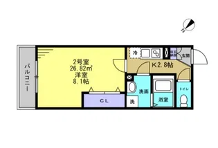 AJ津田沼【1階】の間取り