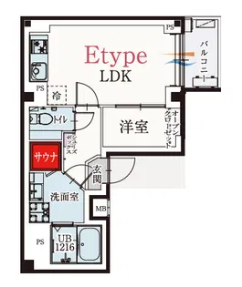 b’CASA牛込柳町【5階】の間取り