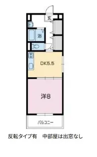 タムラヤマンション【2階】の間取り