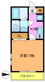 東京都墨田区八広3【マンション】の間取り